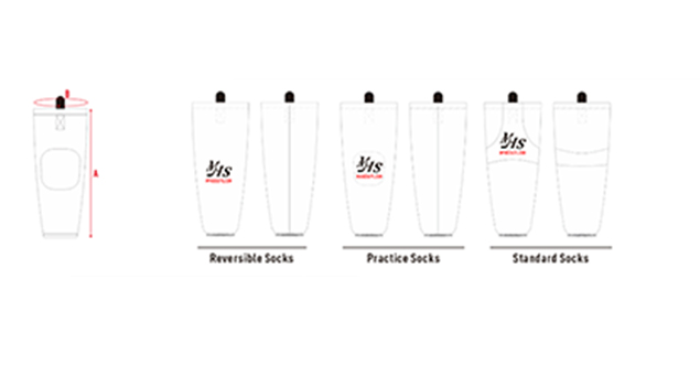HOCKEY SOCKS SIZE CHART