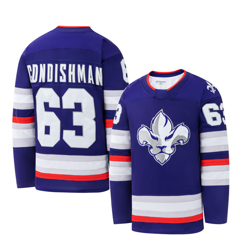 Custom Sublimated with Tackle Twill Hockey Jersey